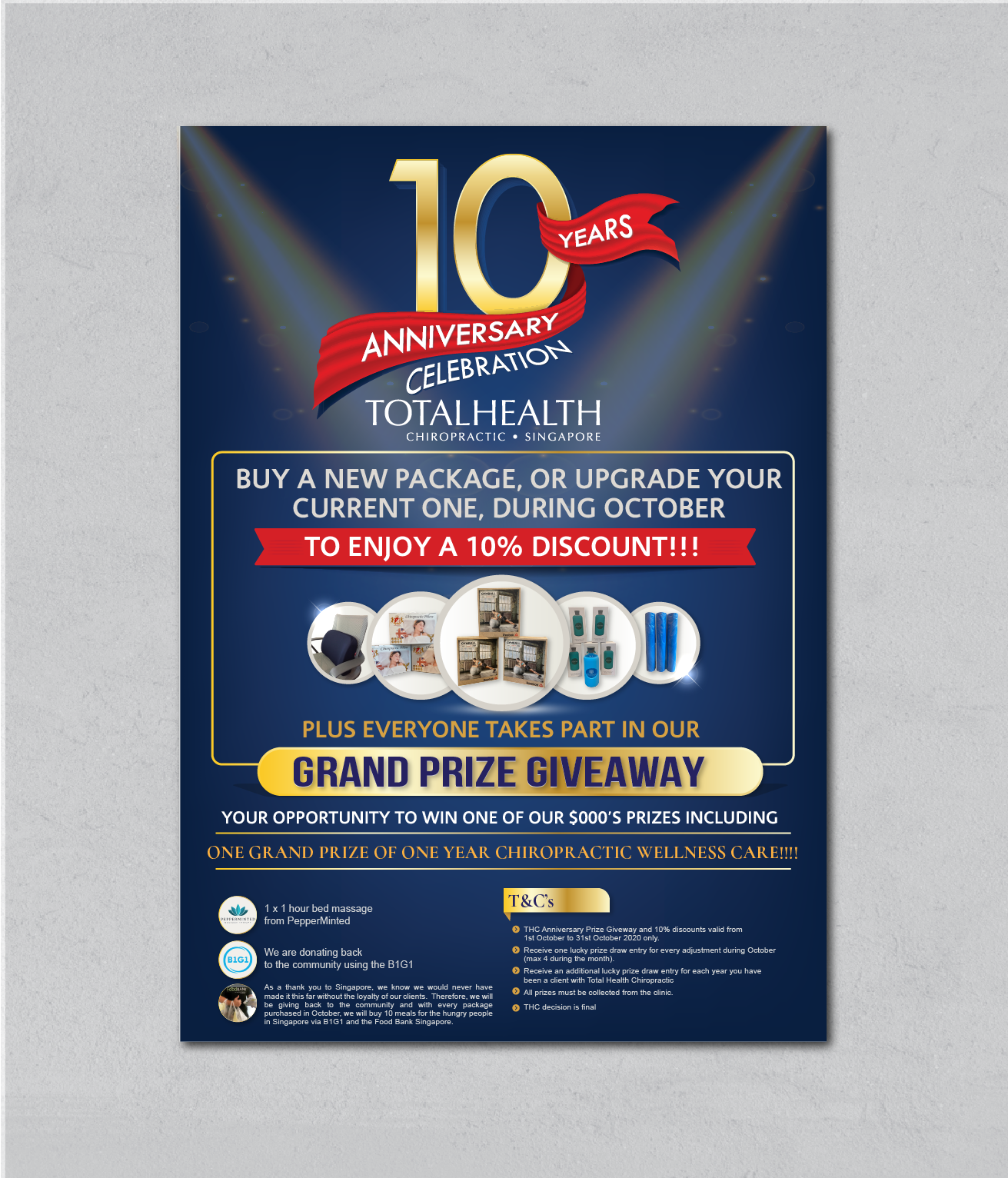 Poster Design by alex989 for Total Health Chiropractic Pte Ltd | Design #25451830