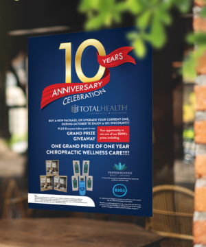 Poster-Design von Deziners Zone für Total Health Chiropractic Pte Ltd | Design: #25445256