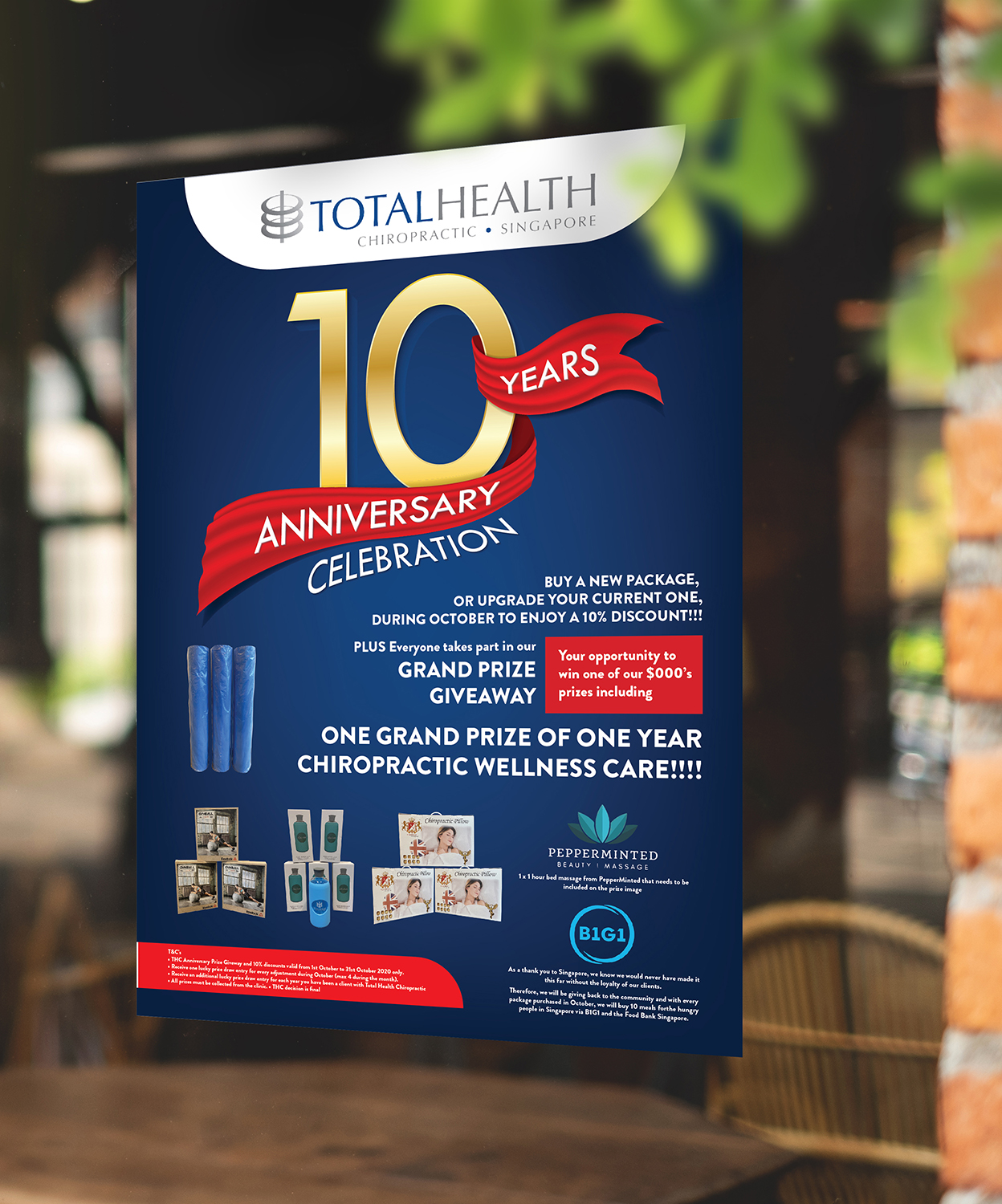 Poster Design by Deziners Zone for Total Health Chiropractic Pte Ltd | Design #25445258