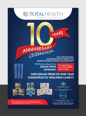 Poster-Design von Deziners Zone für Total Health Chiropractic Pte Ltd | Design: #25445259