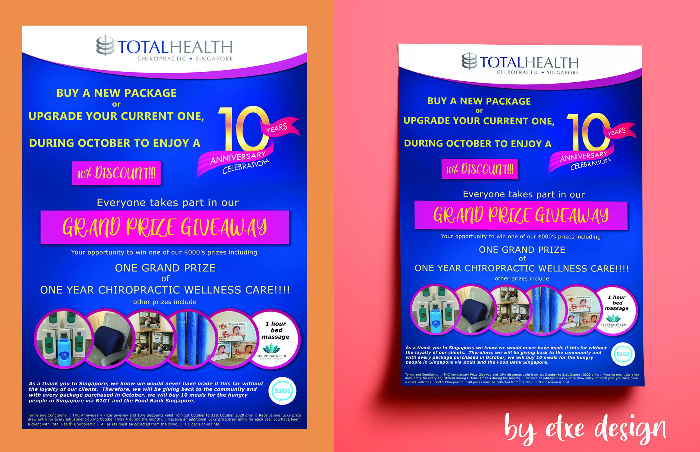 Poster-Design von etxe für Total Health Chiropractic Pte Ltd | Design #25451271