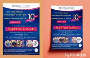 Poster-Design von etxe für Total Health Chiropractic Pte Ltd | Design #25451271