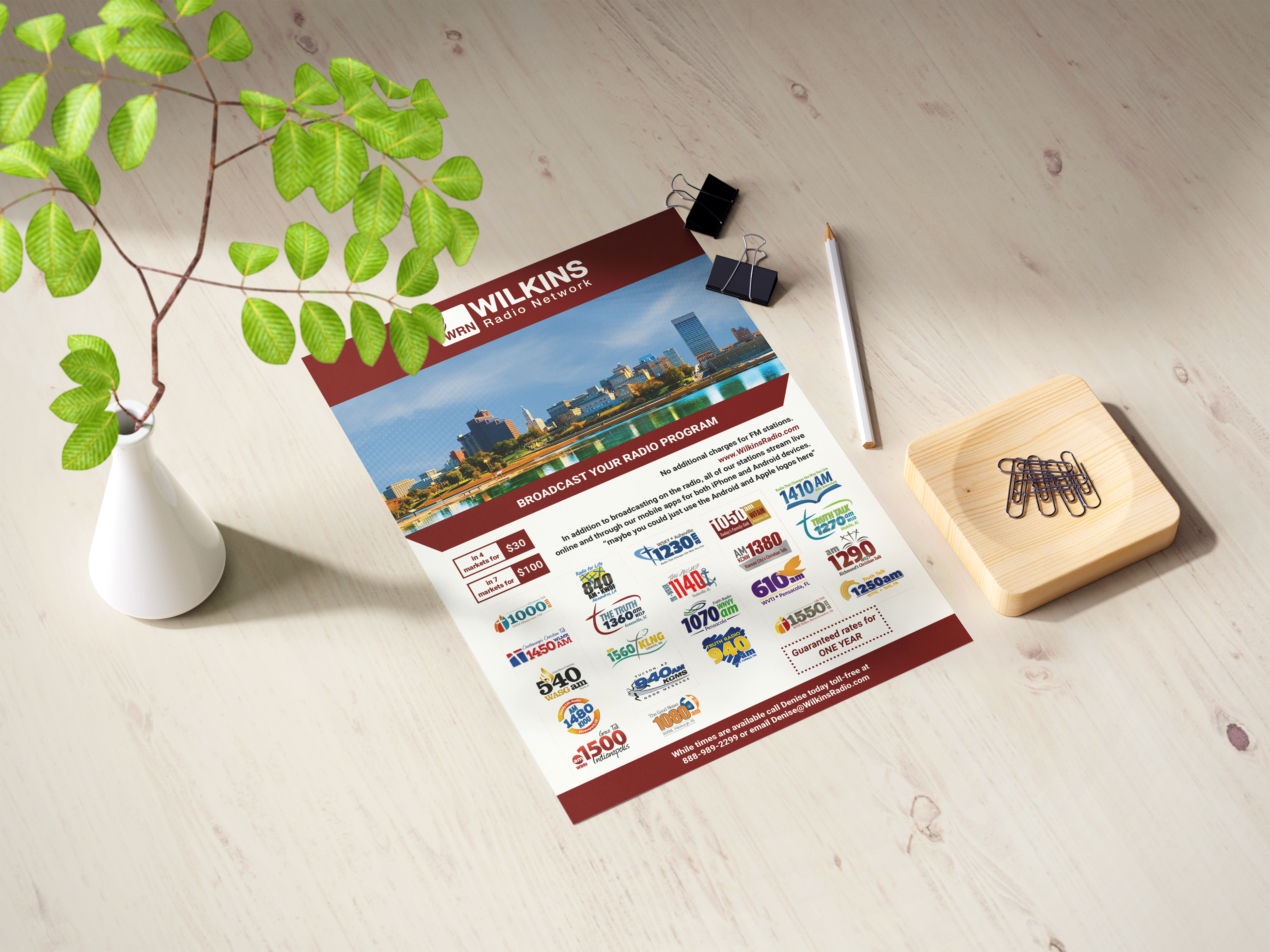 Flyer Design by Putra Makarin for Wilkins Radio Network | Design #25458044