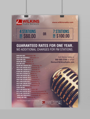 Flyer-Design von rug für Wilkins Radio Network | Design #25457775