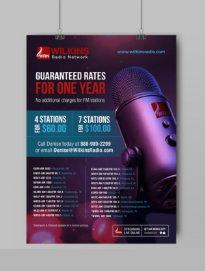 Design de Flyer par rug pour Wilkins Radio Network | Design : #25457778