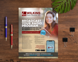 Flyer-Design von SEBA DESIGN für Wilkins Radio Network | Design #25454083