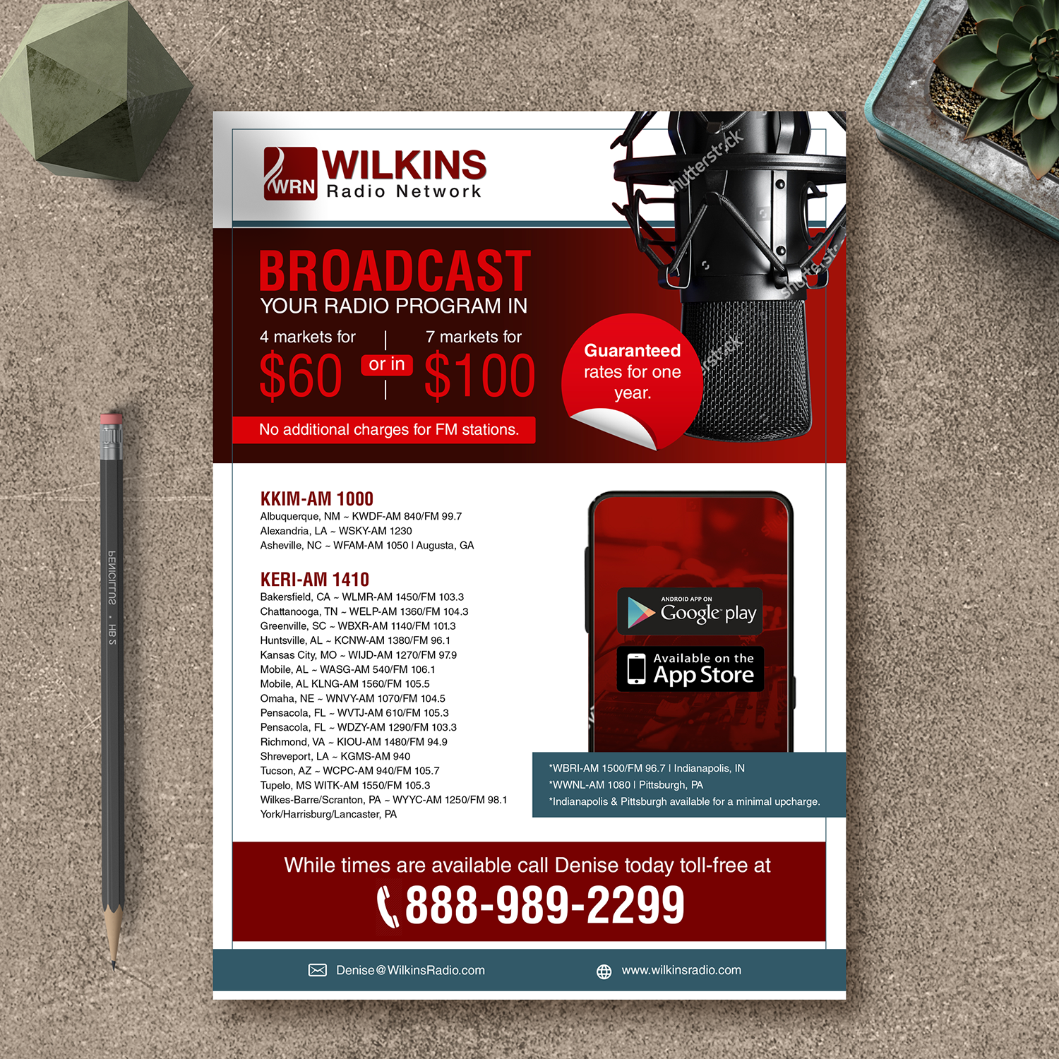 Flyer Design by aspiremedia for Wilkins Radio Network | Design #25453914