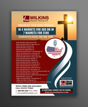 Flyer-Design von ecorokerz für Wilkins Radio Network | Design #25450887
