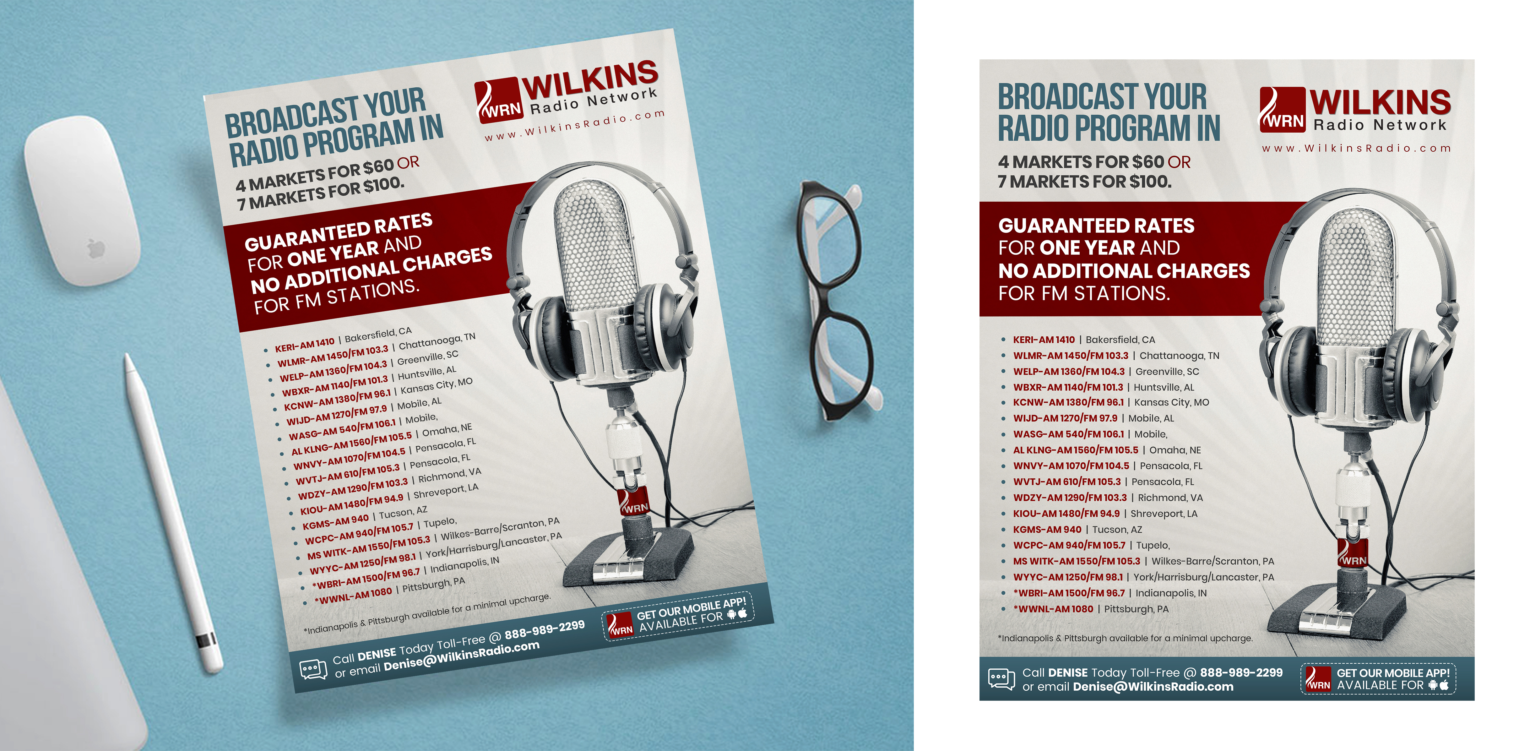 Design de Flyer par SAI DESIGNS pour Wilkins Radio Network | Design #25452554