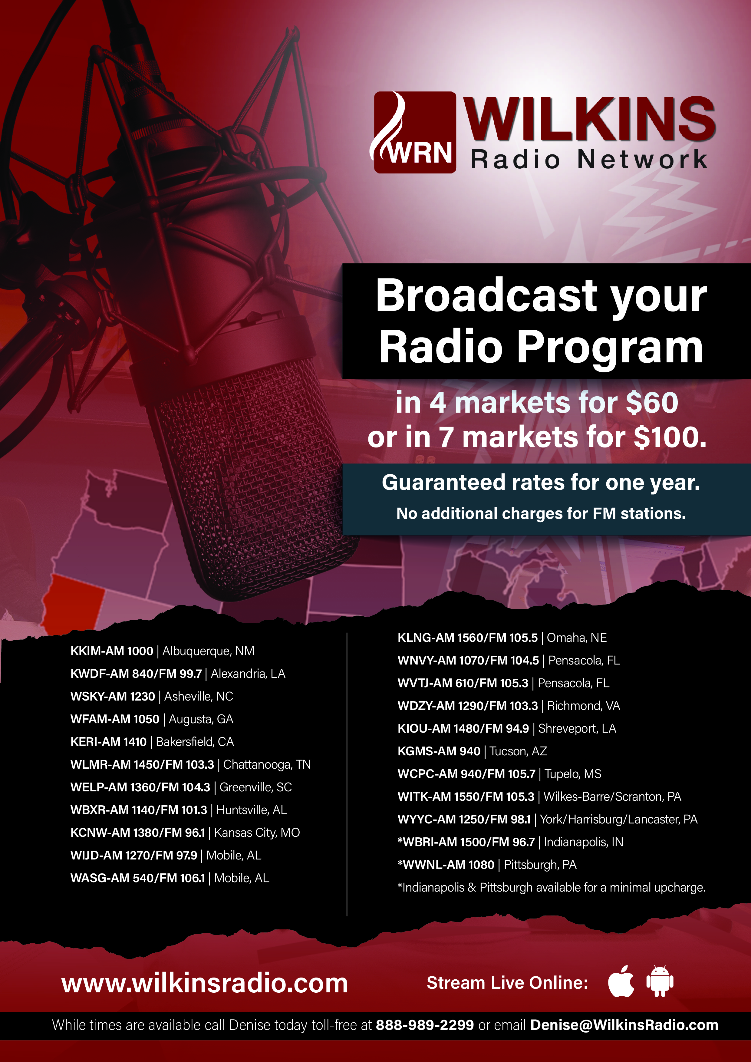 Flyer Design by CDS Creative for Wilkins Radio Network | Design #25452319