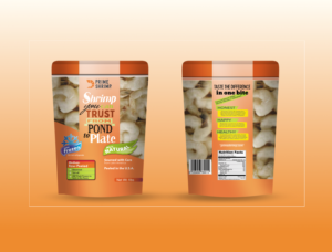 New EZ Bag Modern design for Prime Shrimp   | Diseño de Empaque por connexis