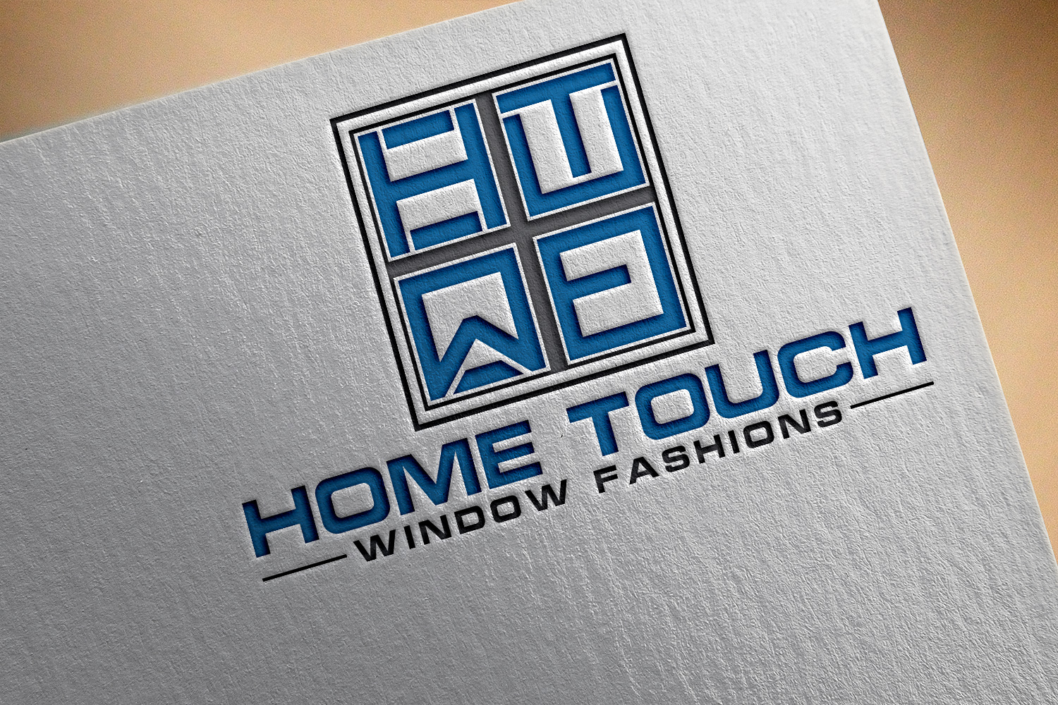 Logo Design by Rosalia.... for Home Touch Window Fashions | Design #25448653