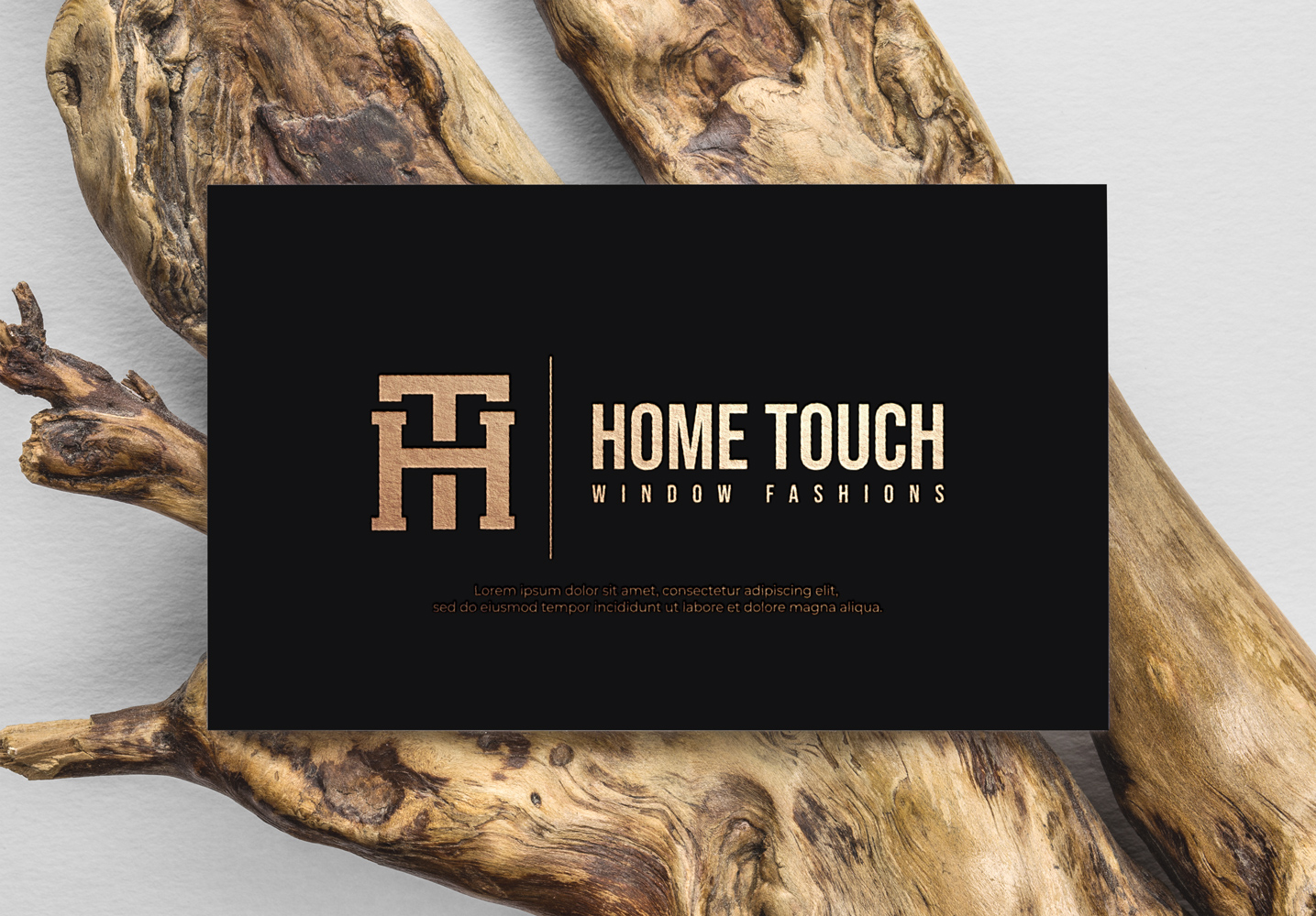 Logo Design by Locke+ for Home Touch Window Fashions | Design #25447683