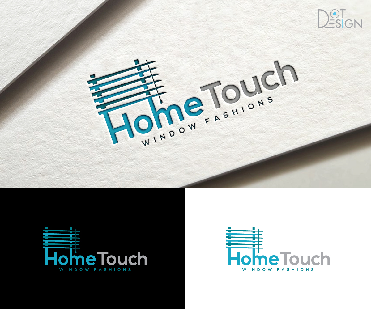 Logo Design by Dot Design 3 for Home Touch Window Fashions | Design #25450723