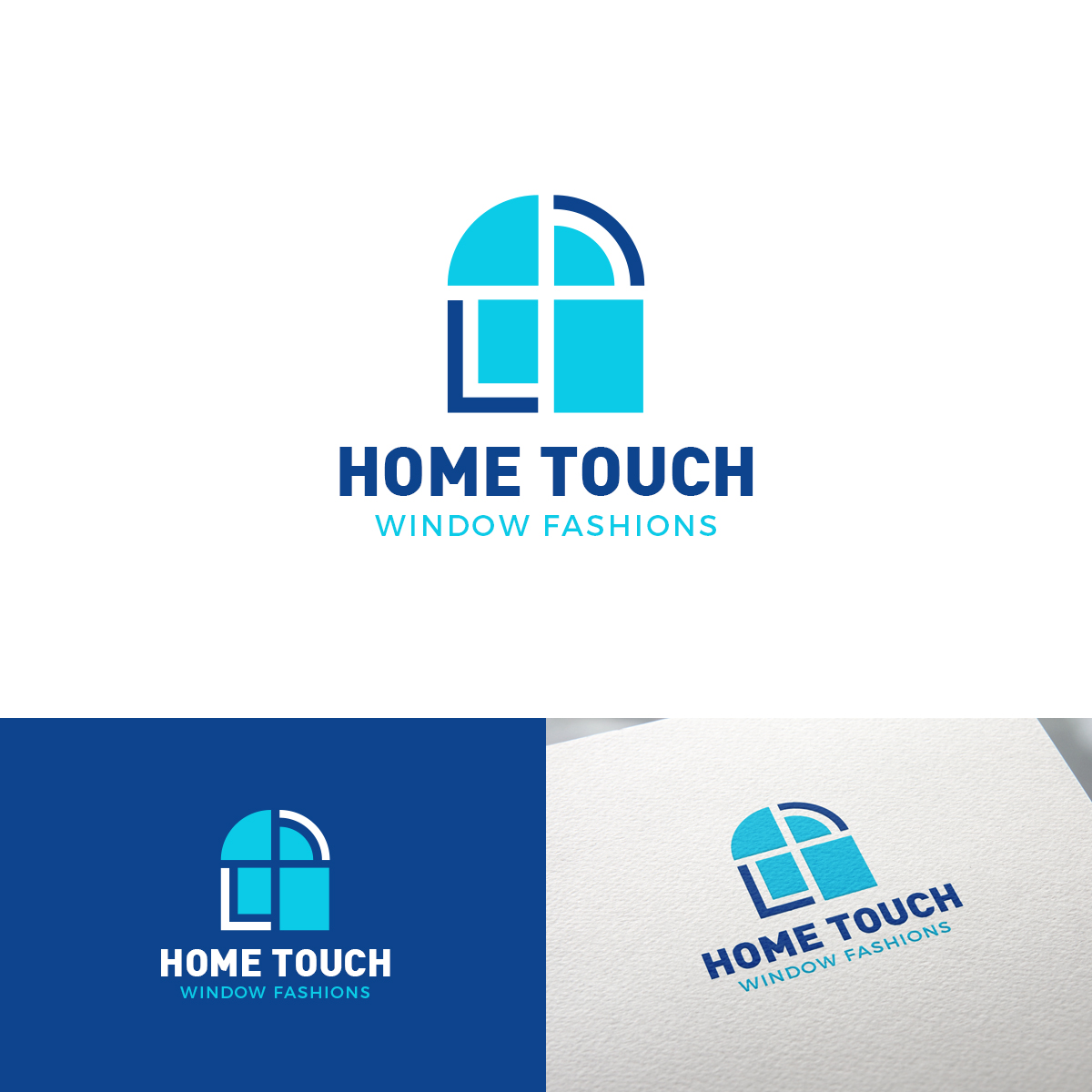 Logo Design by Rayn Design for Home Touch Window Fashions | Design #25447514