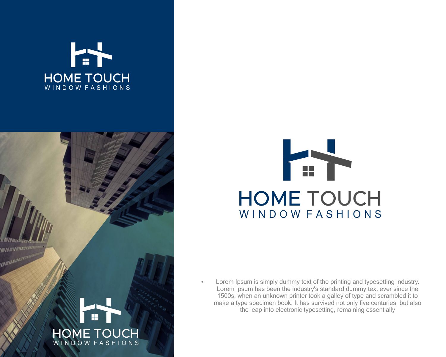 Diseño de Logo por SigmaStudio para Home Touch Window Fashions | Diseño #25450089