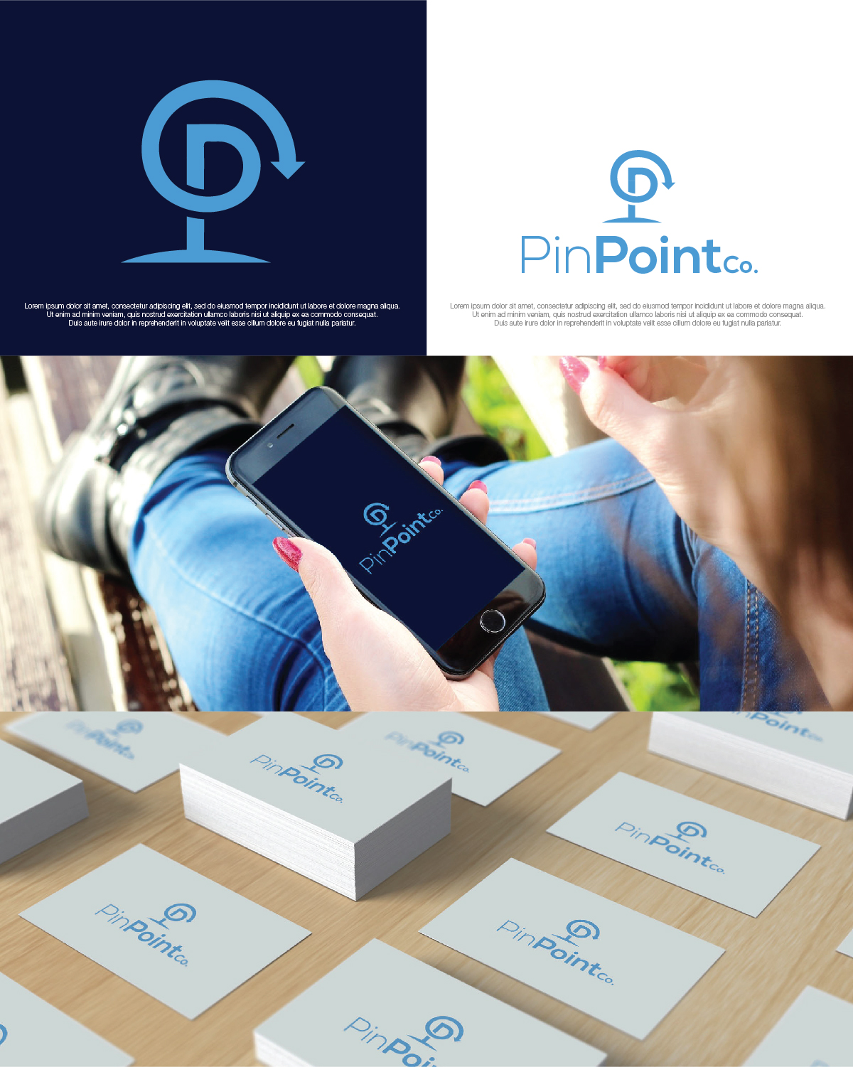 Logo Design by dzine studios for PinPoint Co | Design #25475178