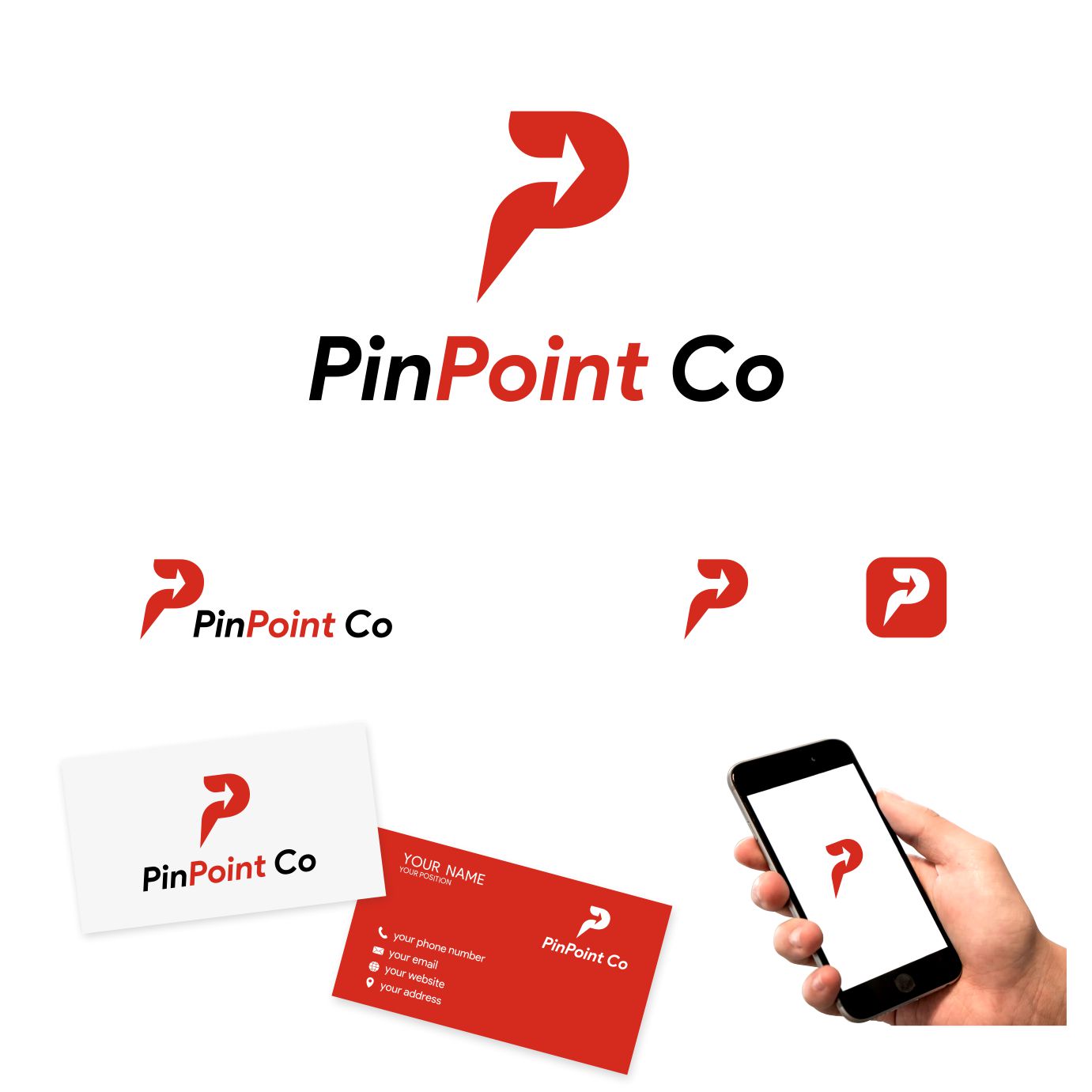 Logo Design by Creative M^ck for PinPoint Co | Design #25488823