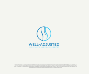 Logo Design by Niizam Uddin for Well-Adjusted Chiropractic and Wellness Clinic | Design: #25466439