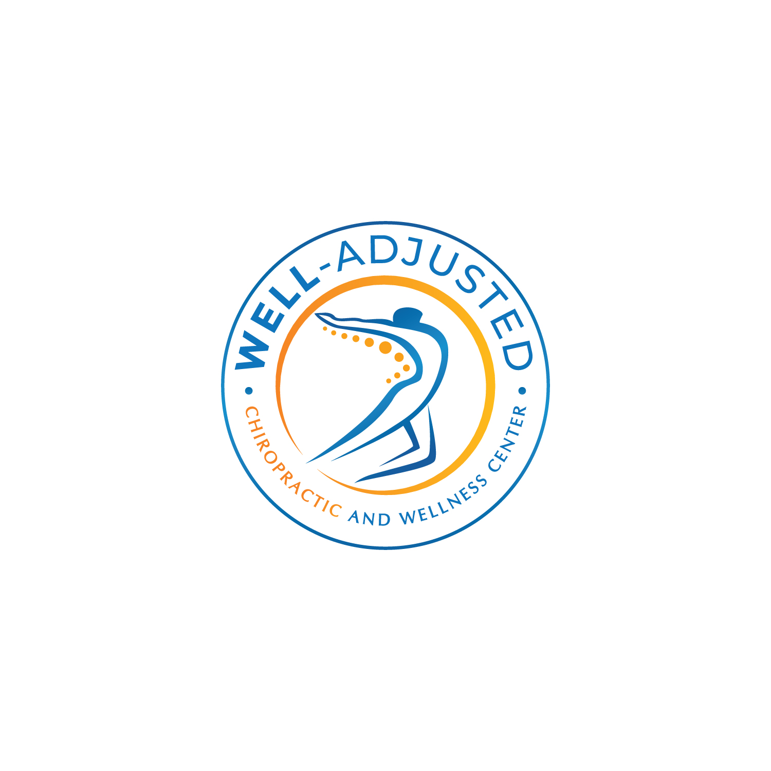 Logo Design by LAXMI DESIGNHUB for Well-Adjusted Chiropractic and Wellness Clinic | Design #25459643