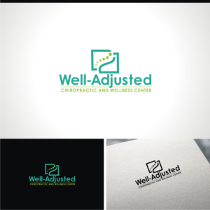 Logo Design by e-graphics for Well-Adjusted Chiropractic and Wellness Clinic | Design: #25453061