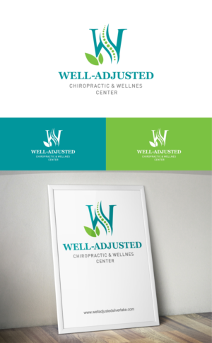 Well-Adjusted Chiropractic and Wellness Center | Logo Design by Zeph Design