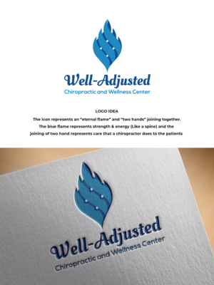 Logo Design by Arun 25 for Well-Adjusted Chiropractic and Wellness Clinic | Design: #25452004