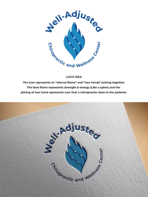 Well-Adjusted Chiropractic and Wellness Center | Diseño de Logo por Arun 25