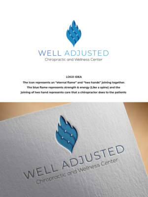 Logo Design by Arun 25 for Well-Adjusted Chiropractic and Wellness Clinic | Design: #25452008