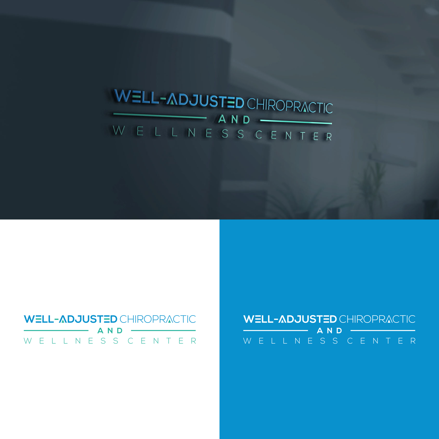 Logo Design by mbah sanem for Well-Adjusted Chiropractic and Wellness Clinic | Design: #25491639