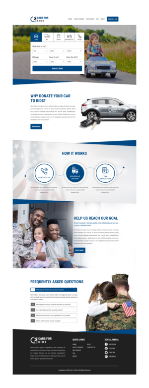 Web Design by MAZY for this project | Design #25455079