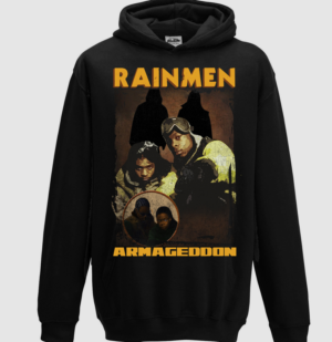 BOOTLEG / VINTAGE RAP SHIRTS SIMPLE ON BLACK HOODIE | Diseño de Camiseta por creative gravity