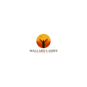 "Mallard Ladies Consortium", "MLC", and space for "____" whatever a sticker might say to be chosen by the group at a later date. | Logo Design by 4tech services