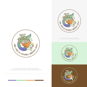 Tea Largo (I use the existing style on teaweare, so i might like to stay close to that if not that...unless a different font totally works for the artwork) | Logo Design by Alexturner