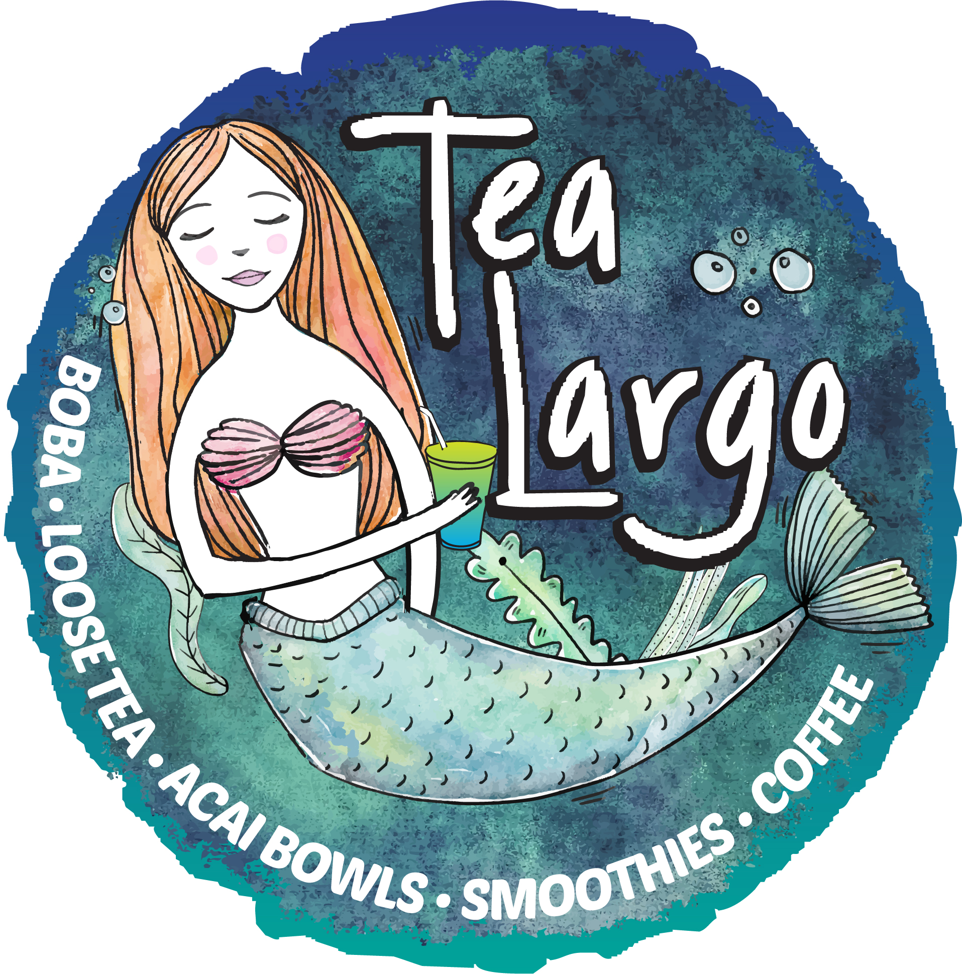 Logo Design by Jason Vantran for Tea Largo | Design #25500963