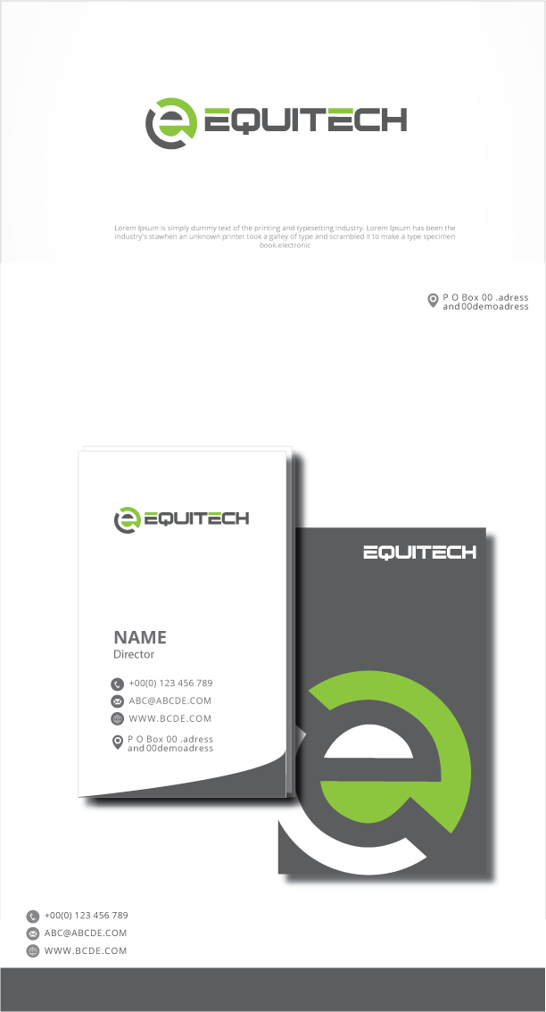 Diseño de Logo por graphicevolution para EQUITECH LLC | Diseño #25460062