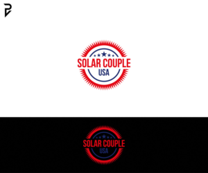 Logo Design by poisonvectors for Solar Couple USA | Design: #25459377