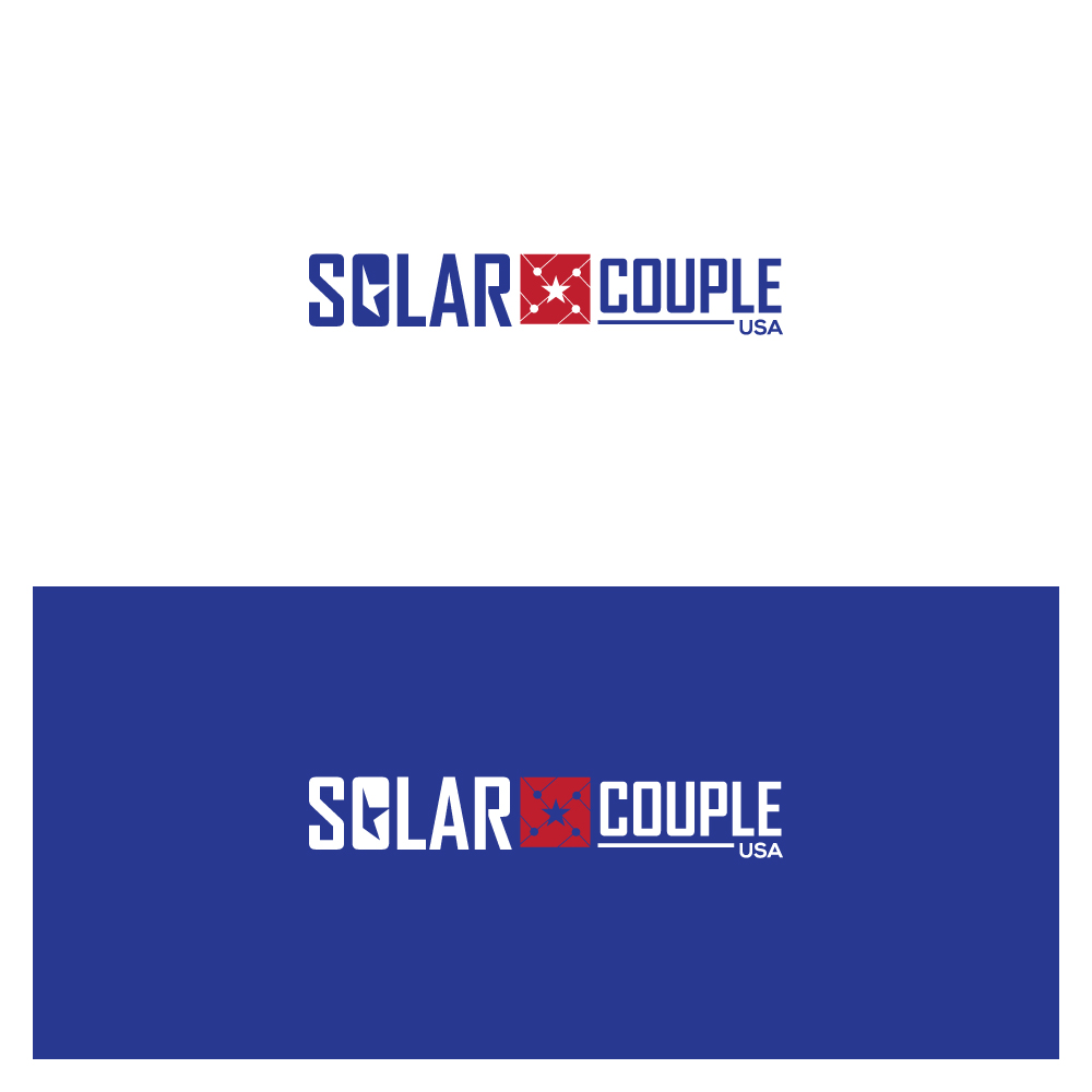 Logo Design by Sujit Banerjee for Solar Couple USA | Design #25459574