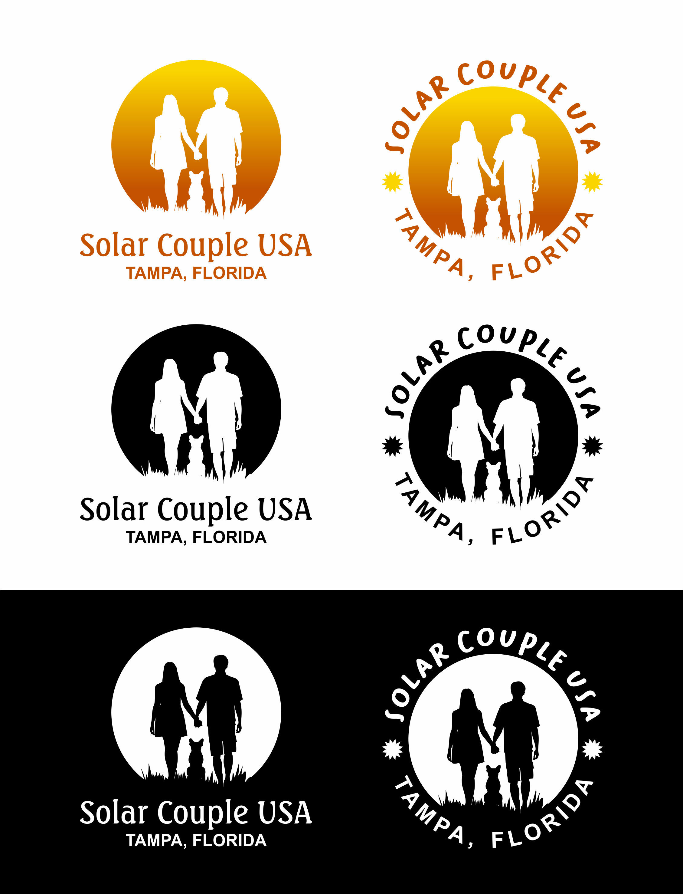 Logo Design by pa2pat for Solar Couple USA | Design #25455429