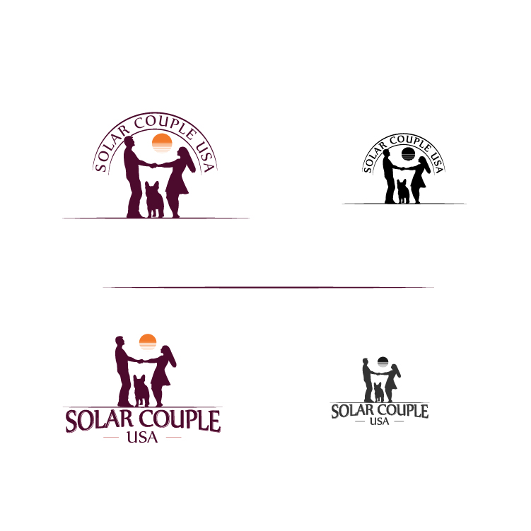 Diseño de Logo por Maxo-Biz para Solar Couple USA | Diseño #25463832