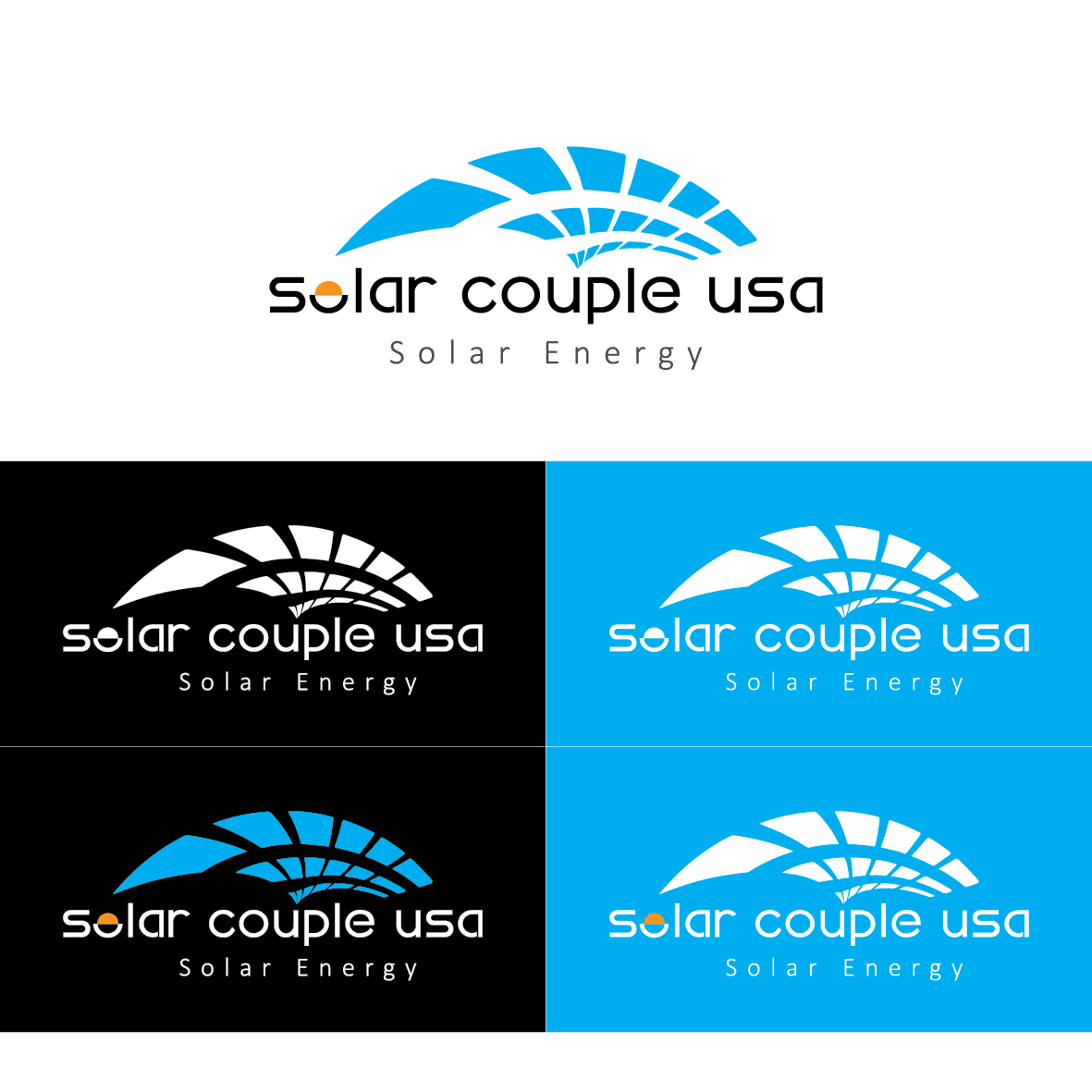 Logo Design by Walker Designer 2 for Solar Couple USA | Design #25501490