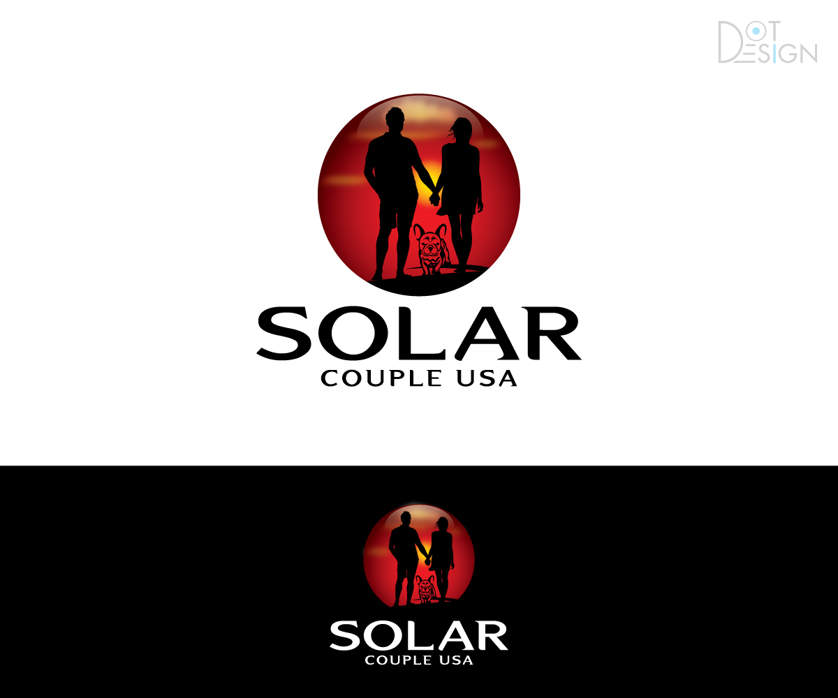 Logo Design by Dot Design 3 for Solar Couple USA | Design #25456102