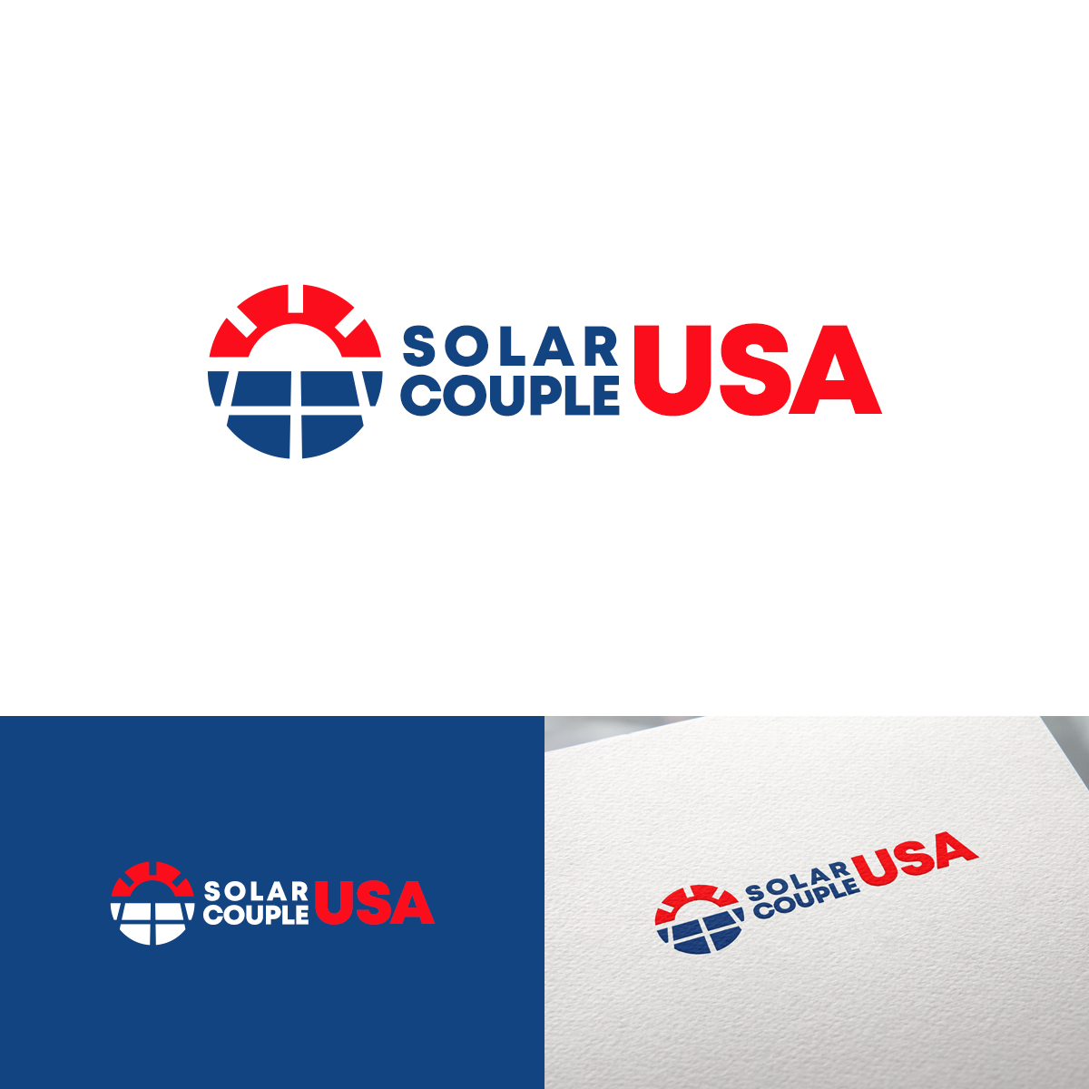 Logo Design by Rayn Design for Solar Couple USA | Design #25458111