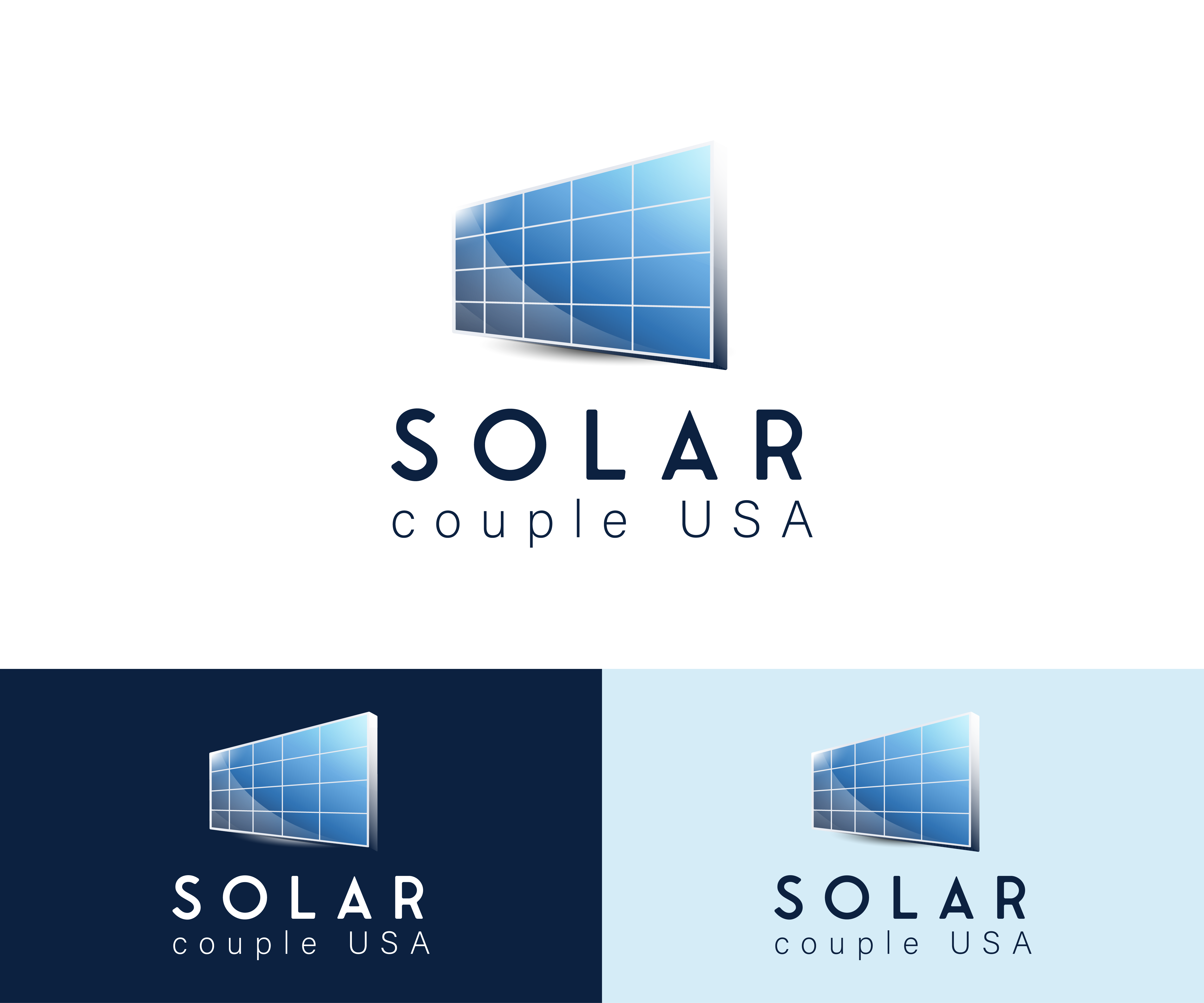 Design de Logo par Evgeniya Diatlovskaya pour Solar Couple USA | Design #25470404
