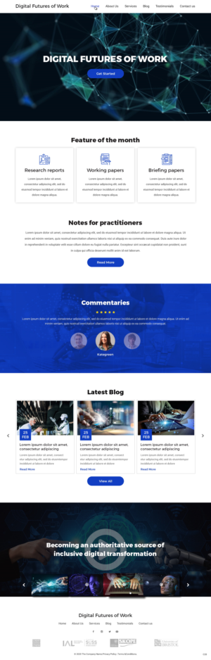Web Design by pb for this project | Design: #25474026