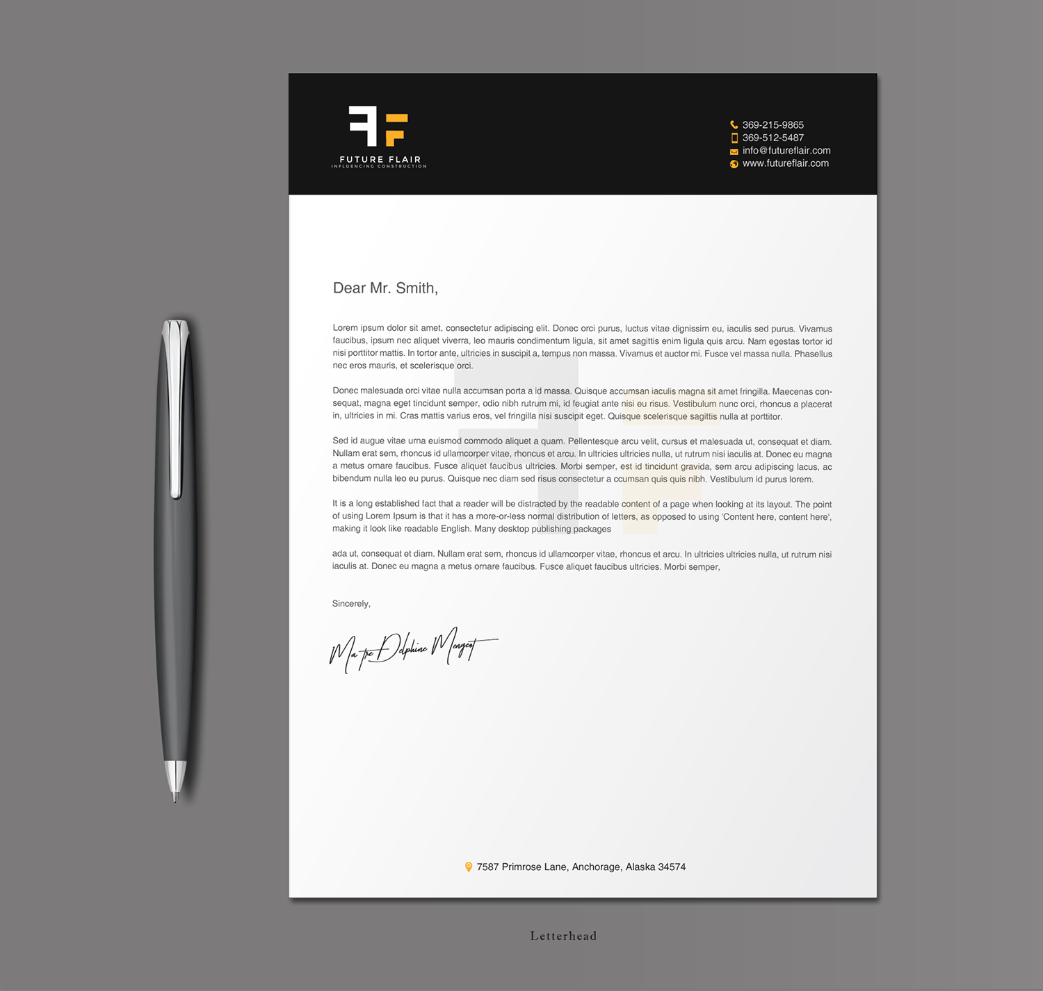 Diseño de Membrete por chandrayaan.creative para este proyecto | Diseño #25464406