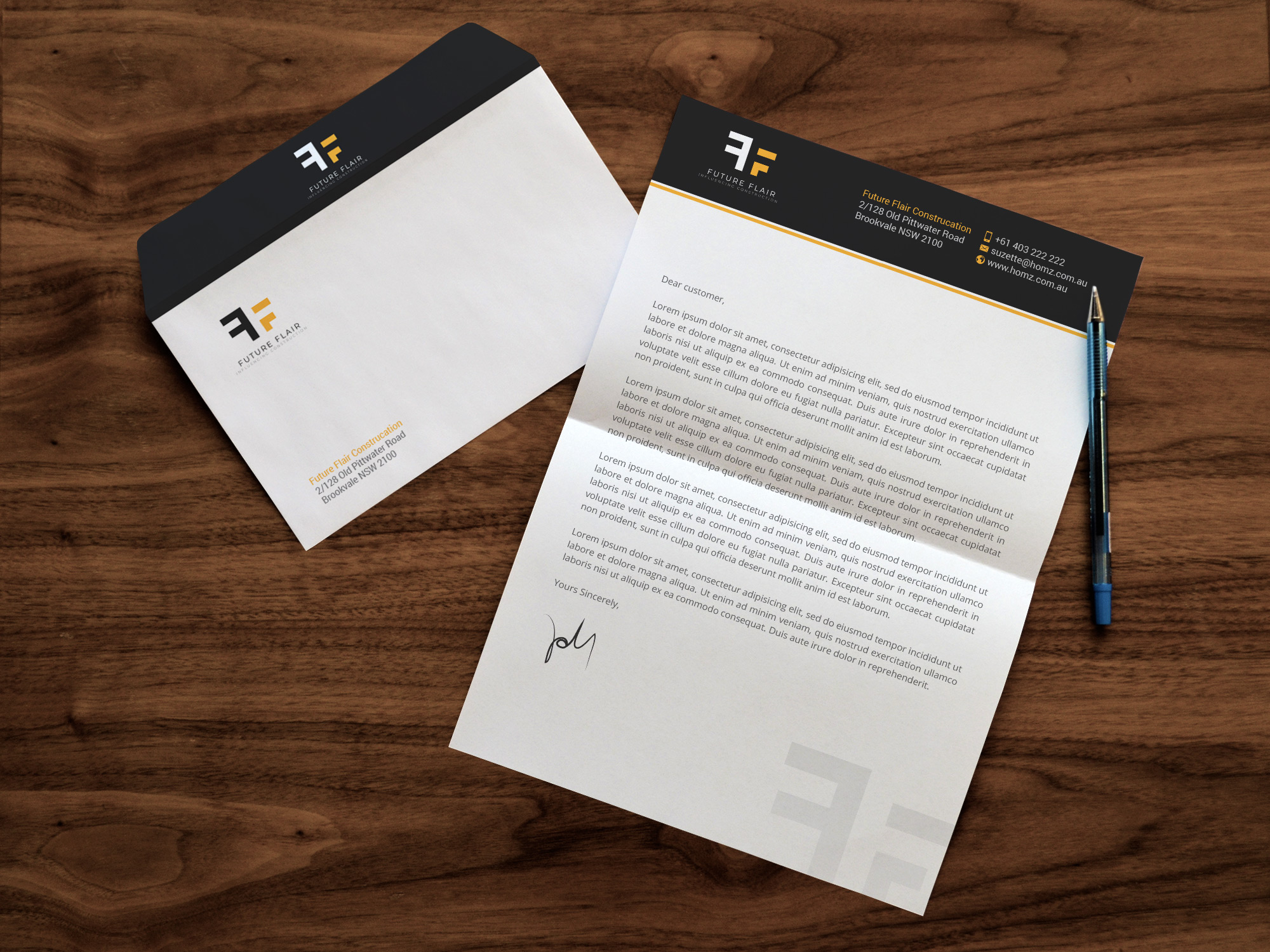 Letterhead Design by R.design for this project | Design #25464690