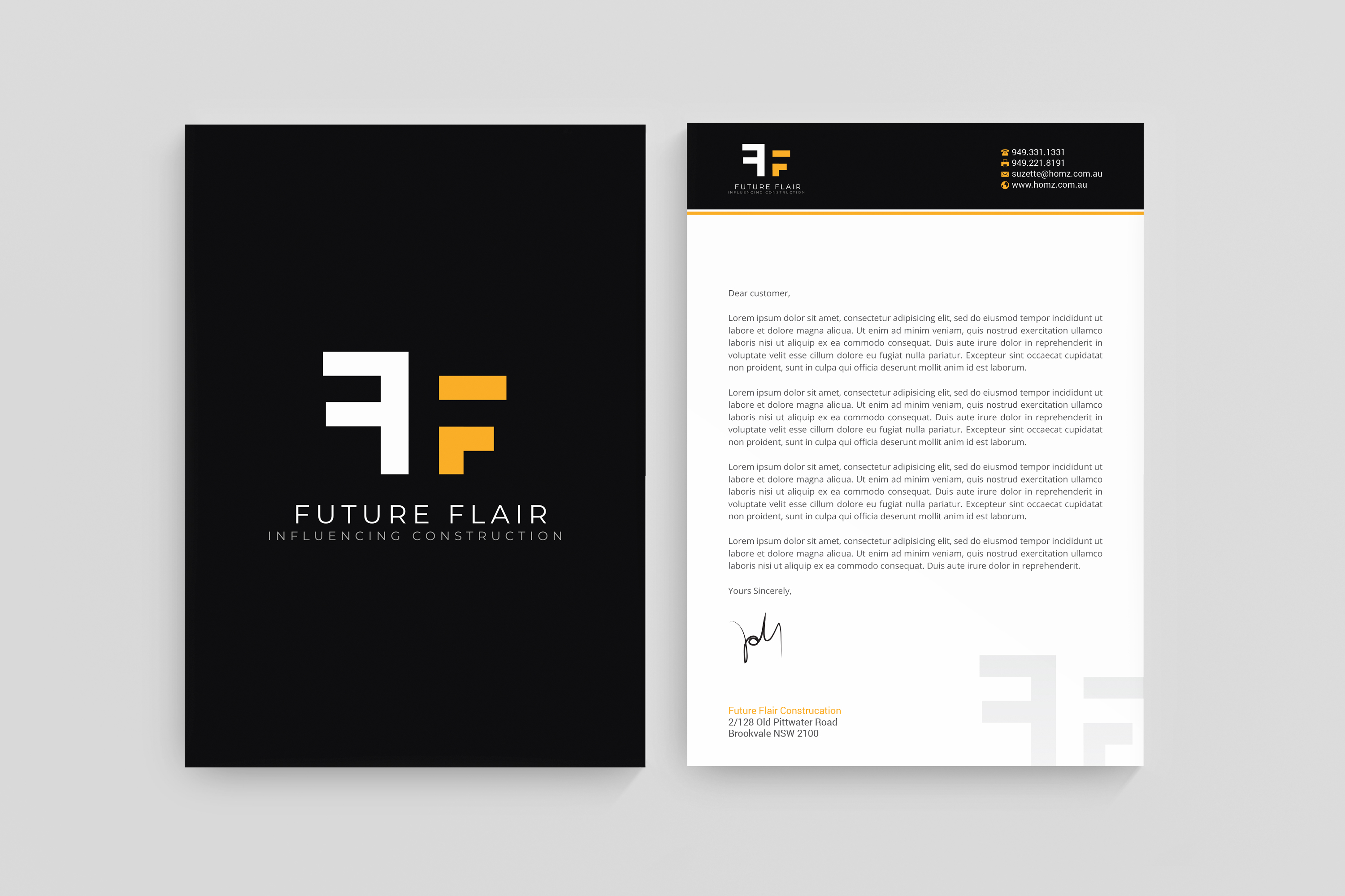 Letterhead Design by R.design for this project | Design #25464784