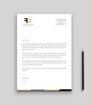Letterhead Design by Musa. A for this project | Design: #25461403