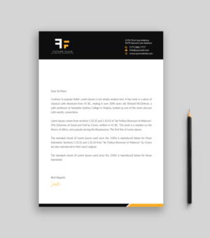 Letterhead Design by Musa. A for this project | Design: #25466253